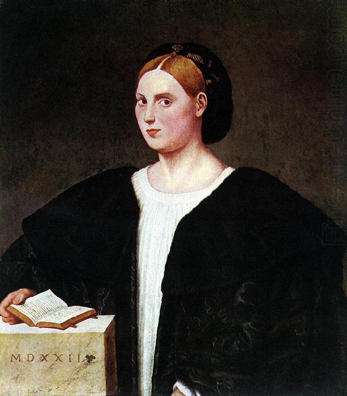 LICINIO, Bernardino Portrait of a Woman  g china oil painting image